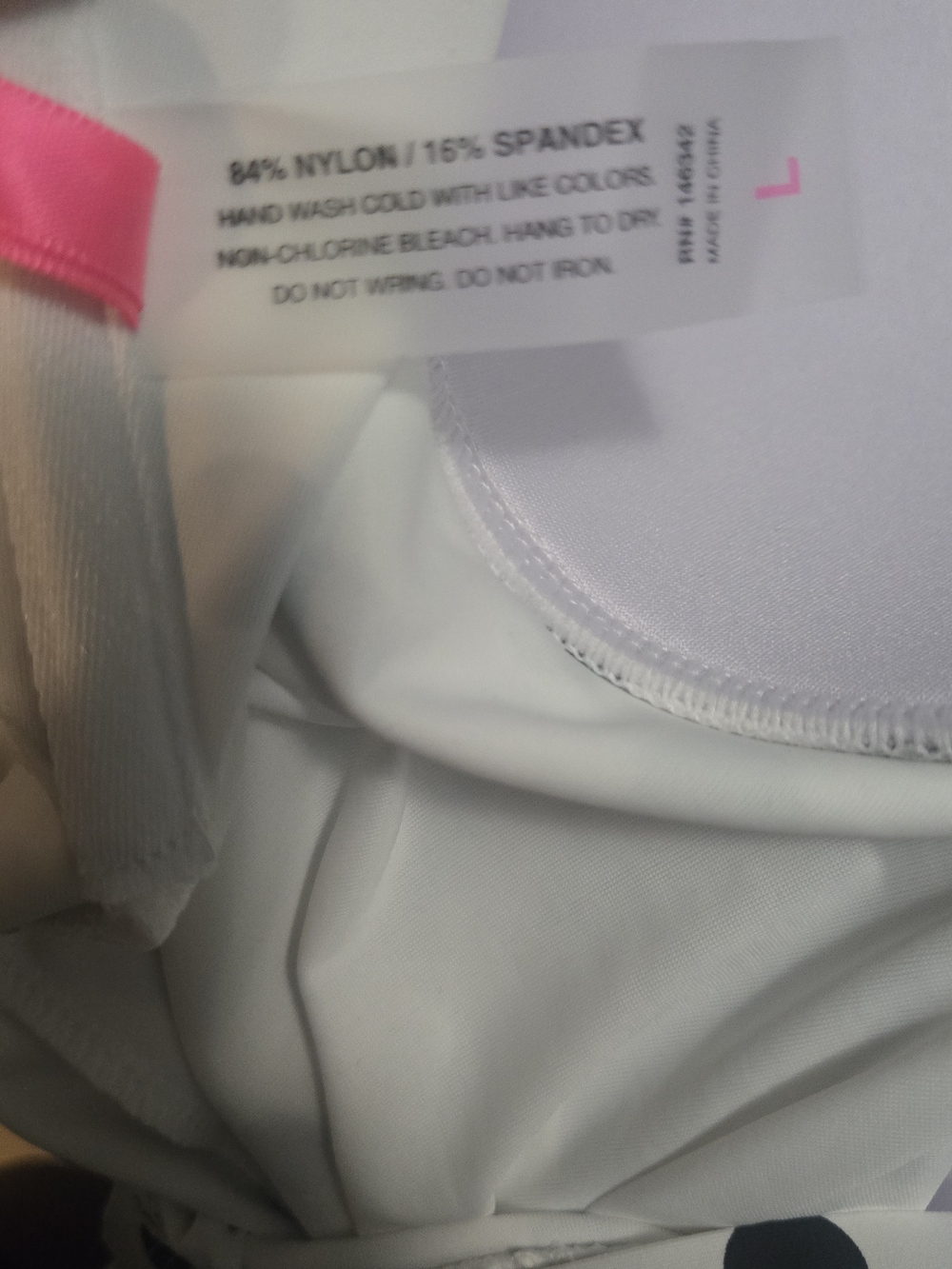 Betsey Johnson White and Black Polka Dot One-Piece Swimsuit - Picture 5 of 5
